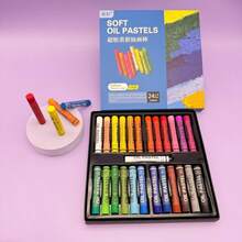 Professional Grade Soft & Smooth Pastel Oil Pastels, Vibrant Colors For Students & Children