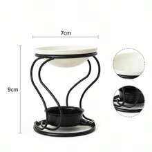 Molde de silicona para portavelas, quemador de aromaterapia, cera y resina DIY, decoración artesanal - Multicolor - Ver 6