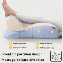 Sleep Pillow, Bed, Memory Cotton, Pad For Feet, Pillow For Legs, Multifunctional Mobile Phone Pillow For Reading, Suitable For Bed, Sofa, Leisure - 粉灰 - 查看 3