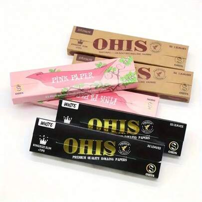 5pcs/Set (160 Sheets) Handmade Filter Paper Rolls - Portable, Natural & Durable - White/Brown/Pink Options - Great For Gifts, Parties & Daily Use, Portable Filter Paper | Compact Design | Natural Material