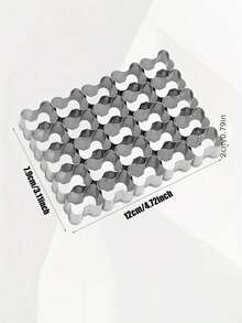 25-Cavity Stainless Steel Heart, Fish And Bone Shaped Cookie Cutter Mold - Non-Stick Baking Mold For Snacks And Party Favors | Durable, Easy-To-Clean Multi-Shape Cutting Mold Suitable For Home And Commercial Kitchens | Precise Edges For Making Uniform Cookies And Biscuits, Perfect For Valentine's Day, Easter, Ramadan, Christmas, Halloween, Weddings, Parties - Commercial And Home Kitchen Use - Durable Cookie Cutting Tool, Handmade For Holidays - Multicolor - View 13