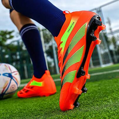 1 Pair New Sports Football/Soccer Cleats, Durable Anti-Slip Spikes For Match & Training, Unisex Adult