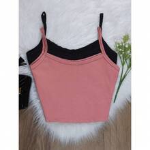Set Of 2 Women's Ribbed Tank Tops With Spaghetti Straps – Casual Fashion (S/M/L) - Multicolor - View 7
