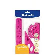 Pelikan Juego Geométrico Flexible 3 Piezas - Chico - como en la foto - Ver 1