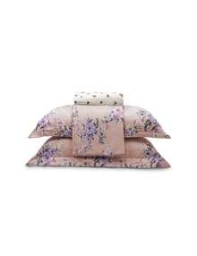 Appel Single Bed Sheet Set, 3 Pieces, 100% Cotton Percale, 200 Thread Count, Cotton Dreams - Baby Pink - View 4