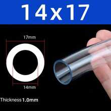 1 PC 3M Clear PVC Hose 4-30mm ID, Customizable Length Heavy-Duty Flexible Tubing For Garden Watering Aquariums