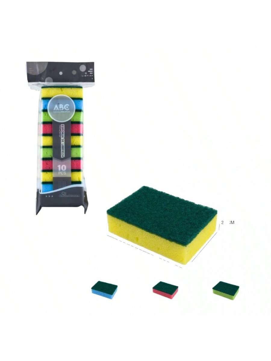 10 piezas de esponja de color de 2,4 cm