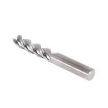 1 Piece 1/2 Inch Carbide Square Nose End Mill 3 Flute 45 Degree Fit For Aluminum Non-Ferrous Alloys - Silver - View 3
