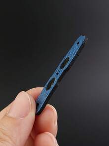 10/20pcs Blue Glossy Slingshot Flat Rubber Bands, Slingshot Ammo Pouch Positioning