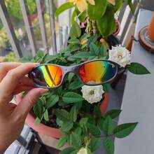 Colorful Sunglasses, Juliete-M Fashion, All-Match Unisex, Metal Temples, Plastic Frame. - 七彩色 - 查看 2