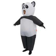 1pc Giant Panda Inflatable Costume, Suitable For 1.5-2m Height, Funny Outfit For Halloween, Christmas, Party Events - Giant Panda Inflatable Costume - View 10