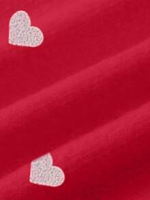 FOR BEAUTY Spring/Autumn New Round Neck Valentine's Day Outfit With Heart-Shaped Long Sleeved Button Up Women's Knitted Cardigans Tops, Loose Red Valentines Sweater Coat New Year - Đỏ - Xem 8