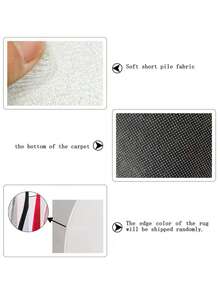 1pc Floral Vine Decorative Carpet, Bedroom Decor, Small Rug, Carpet, Home Decor, Living Room Carpet, Living Room Small Rug, Bedroom Carpet, Living Room Home Decor, Outdoor Rug, Washable Carpet - Multicolor - View 5