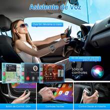 Adaptador Inalámbrico CarPlay, Android Auto Inalambrico, Actualización de Carplay por Cable a Inalámbrico, Bluetooth 5.0, Plug&Play, Conexión Automática, para Sistemas iOS y Android Auto - A - Ver 4