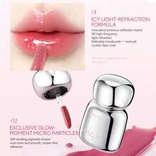 J.M.C.Y 透明唇彩，保湿，不晕染，镜面唇釉，唇部精华，学生唇膏 - D05 MOCHAJELLY - 查看 3