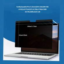 1pc Magnetic Privacy Screen Protector For MacBook - Anti-Peeping, Anti-Glare, Anti-Scratch, Anti-Fingerprint, Matte Surface, Compatible With Apple Laptop Air/13, Pro/13.3 Inch, Easy To Install - 黑色 - 查看 9