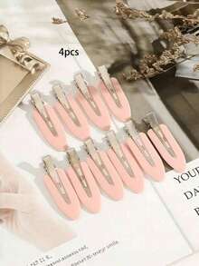 20 piezas/Set Pinzas de pelo de unicolor delicadas, incluye pinzas sin dolor en negro, blanco, rosa - Adecuado para niñas y mujeres, adecuado para maquillaje casual, lavado de cara - Pinzas retro sin costuras con borla, esencial diario, pinzas para el cabello de todas las estaciones, accesorios escolares, pinzas para el cabello rosas, accesorios lindos, femeninos, accesorios para el cabello