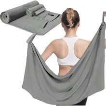 Toalla Microfibra, Toallas de Mmicrofibra 3 PCS, Toalla Secado Rápido - Gris - Ver 12