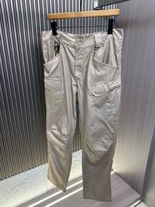 Construction Workers' Work Uniforms, Camouflage Work Pants, Military Training Uniforms, Camouflage Suit Sets, Training Uniforms, Summer Thin Men's Summer Pants, Men's Wear-Resistant - IX7-Xám - Xem 5