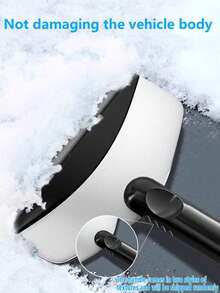 除雪铲/非常适合在冬季清洁汽车上的积雪和冰块，不会损伤车漆。适合刚买新车的女士和爱车人士。除雪铲/拖把/除尘器，汽车清洁用品。