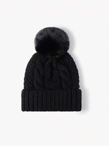 1/2/3pcs Warm Knitted Beanie Hat, Fashionable & Versatile, Suitable For Daily Outings, Ice Skating, Skiing And Other Cold Weather Activities Winter Gear Valentines Gift - Multicolor - View 13