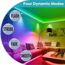 RGB智能灯泡，带遥控器，可调光LED，220V/110V，室内E27/E26灯头，彩色变色嵌入式吸顶灯/吊灯灯泡，E14灯头，客厅卧室背光灯，亮度可调，多色氛围灯，GU10灯头，嘉年华聚光灯，4种动态模式，GU5.3灯头，音乐节、KTV、派对、酒吧，MR16灯头，电竞节，15色氛围装饰照明（RGB暖白光）/（RGB冷白光），透明/乳白色灯罩 - RGB LED Bulb with Remote-Dimmable - 查看 8