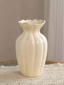 Eine elegante Vintage Vase. Sie kann als Blumencontainer im Wohnzimmer verwendet werden, auf einem Gestell für getrocknete Blumen als moderne Dekoration platziert oder als Mittelpunkt auf dem Esstisch. Sie kann frische oder künstliche Blumen aufnehmen und ist eine ideale Dekoration für Couchtische, Schreibtische und Wohnzimmer. Geeignet für Raumdekoration, Heimdekoration und Herbstdekoration. Vase - Verschiedenfarbig - Übersicht 7