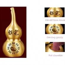 5件套铜葫芦、五福钱币、中国结流苏吊坠，送给爱人、朋友、乔迁新居、新家的礼物