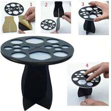 Acrylic Makeup Brush Drying Rack & Storage Box,Room Decor - Multicolor - View 7