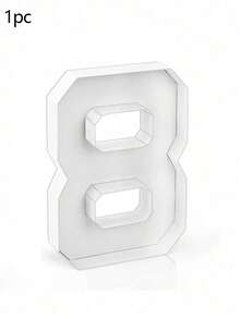 1pc 0-9 Numeric Shaped Tray, Numeric Dessert Tray, DIY Food Tray, 0-9 Fruit Cookie Candy Filling Box, Cupcake Display Stand, Suitable For Wedding Anniversary, Birthday, Graduation, Birthday Party, Family Gathering, Bridal Shower, Handmade - Multicolor - View 20