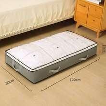 3pcs Gray Collapsible Storage Bags, Home Organizer For Clothes, Bedding, Sweaters, Pillows And Closet Storage,Storage Organizer,Travel Essential - Medium Gray - View 15