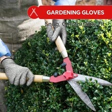 Guantes resistentes a cortes de grado 5, aptos para trabajos en cocina y al aire libre, así como para el procesamiento de carne. Lavables a máquina, permiten una gran destreza manual. Ideales para carniceros, recolectores de ostras y para uso en interiores y exteriores. - Gris plata - Ver 8