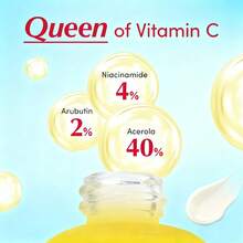 1pcs EQQUALBERRY Vitamin Illuminating Serum Skincare Products – Brightening Vitamin C Serum With Niacinamide | Strengthens Skin Barrier | Hydrates Using Ceramide And Hyaluronic Acid, Facial Care Products,1.01oz / 30ml,Korean Skincare Products,Halloween Gift. - 黃色 - 查看 7