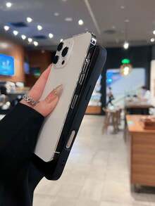 Funda para móvil con el logo del , compatible con teléfonos ,  17,  16 Pro Max,  15 Pro Max,  13 y  12. Fabricada en TPU para una protección eficaz contra golpes y caídas. Un regalo ideal para familiares, amigos, seres queridos, parejas y para Navidad. - Negro - Ver 5
