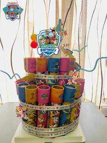 Paw Patrol 1个汪汪队万花筒玩具，带放大镜，Archie的毛发图案每天都会变化，最佳生日礼物、节日礼物、派对装饰、完美房间装饰、圣诞节和情人节礼物 - 彩色 - 查看 2