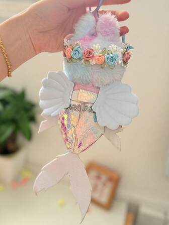 美人鱼套装，适用于一/二/三代娃娃，可作挂饰，可爱又实惠的高品质LABOBO娃娃服装，娃娃服装搭配，创意娃娃服装，通用娃娃服装，装饰你的娃娃，新品上市，生日派对礼物，时尚派对礼物，返校礼物，毕业季小礼物，生日/复活节/圣诞节礼物，节日礼物，娃娃派对装饰品，[不含娃娃]，La Boo-Boo，ALbubu娃娃盒，娃娃，Lububu