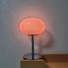 Luxury Pink Glass Table Lamp Romantic Bedside Lighting Premium Mushroom Lamp Holiday Gift For Christmas Valentines Day