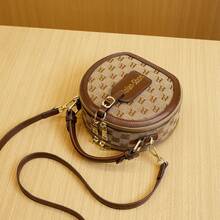 Apfel-förmige bedruckte vintage bestickte Tragetasche, Pendler-Umhängetasche mit großer Kapazität, modische lässige Handtasche, Marken-Nische Hochwertige 2025 neue Lässig tasche für Frauen