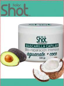 MASCARILLA CAPILAR  KOLOR SHOT BIO-REPARACION INTENSIVA AGUACATE + COCO 500 GR - Verde - Ver 1