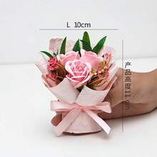 Hộp quà hoa hồng mini ngày Valentine, bó hoa hồng bỏ túi, hoa khô, hoa xà phòng, quà tặng đám cưới, trang trí nhà cửa, quà sinh nhật, quà tân gia, quà tốt nghiệp, quà tiệc, quà chúc mau khỏe. - Nhiều màu - Xem 5