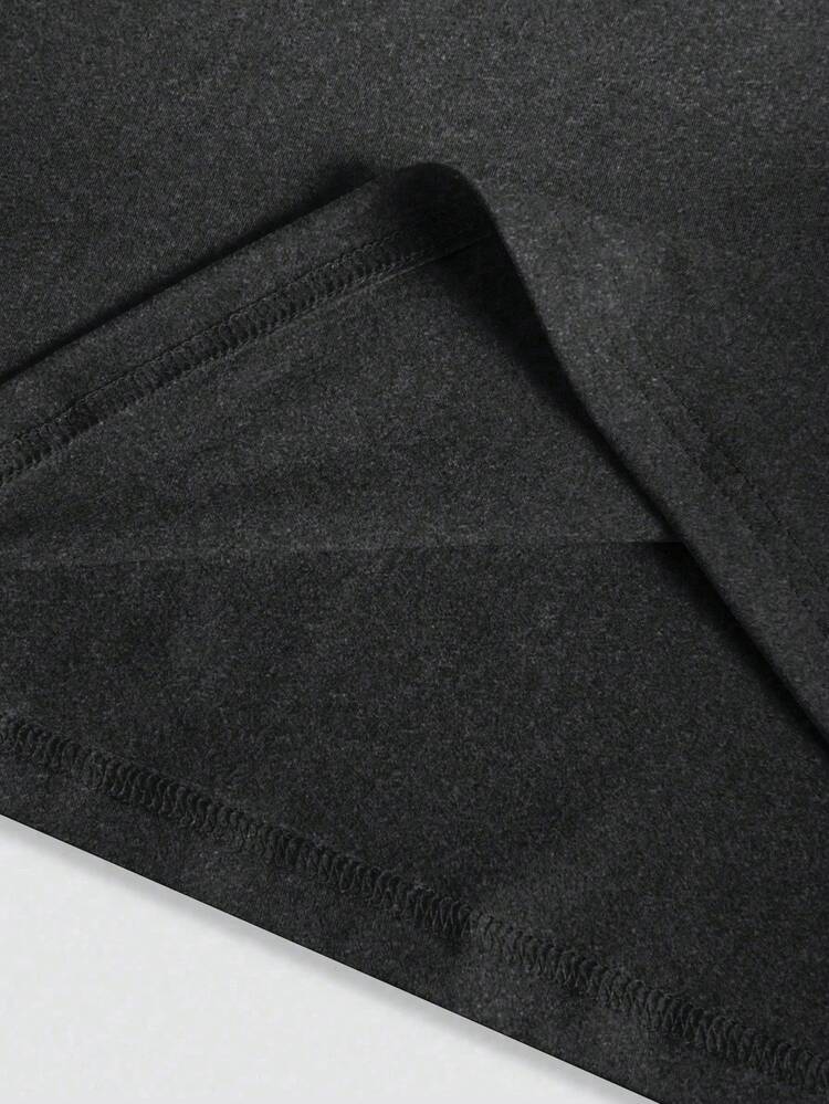 Camiseta de mujer de cuello redondo y manga corta de Howell, adecuada para uso diario, mejor opción para primavera y verano, estilo vintage con estampado exquisito, tela suave y cómoda, camiseta casual de mujer - Gris Oscuro - Añade 3