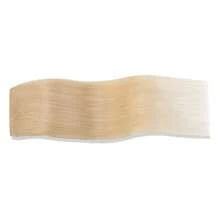 Clip In One Piece Real 100% Remy Human Hair Extensions Full Head Hairpiece Set Weft 5Clips THICK #4/27 Medium Brown/Dark Blonde #12/613 Golden Brown/Blonde #18/613 Ash Blonde/Bleach Blonde One Piece Hair Extensions Clip In Human Hair 5 Clips 3/4 Full Head Clip On Remy Hair Extension For Women,One-Piece Design Adding Hair Volume #Ash Blonde&Bleach Blonde - #613 Bleach Blonde - 查看 10