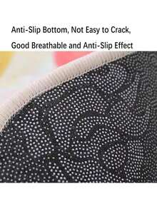 1pc Light Luxury Faux Fur Cute Transparent Flower Mat, 47.24*19.68 Inches Soft Fluffy Bedside Mat, Non-Slip Living Room Decorative Pad, Suitable For Hallway, Study And Dressing Room