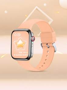 Women's And Men's Fashion Sporty Soft Comfortable Breathable Monochrome Solid Silicone Bowknot Watch Band For Apple Watch 38mm 40mm 41mm 45mm 44mm 42mm 46mm 49mm, Universal Casual Wristband, Bracelet, Party Valentine's Day New Year Festival Gift, Compatible With Apple Watch Ultra Series 10/9/8/7/6/5/SE/4/3/2/1 Replacement Strap Accessory