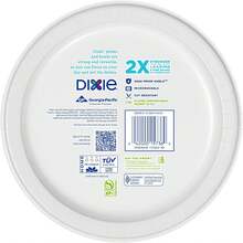 Dixie Medium Paper Plates, DIXIE® 8.5 INCH PAPER PLATES, 154/90ct, 2X Stronger*, Microwave, Soak-Proof, Cut Resistant, Disposable Plates For Everyday Breakfast, Lunch, & Dinner Meals Disposable Plates For Heavy, Messy Meals,Disposable Bowls Great Snacks, Dessert, And Light Lunch Meal,Disposable Plates, Party Plates Cake Dessert Plates, Tableware Dinnerware Set Supplies For Daily Meals Birthday Baby Shower Holiday Picnic Graduation Wedding Dinner , For Halloween Or Christmas Party,Kitchen Supplies, Disposable Items, New Year Gifts, Large Capacity Paper Plates - 彩色 - 查看 9