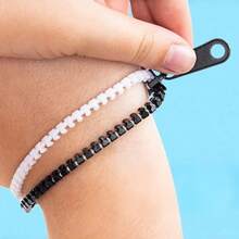 10PCS Zipper Bracelets Anti Stress Fidget Toys Birthday Party Favors Goodie Pinata Fillers Sensory Bulk Set Neon Colors Christmas Wedding Guests Gift - 彩色 - 查看 5