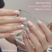 MORDDA New 2025 Dreamy Texture Glitter & Shimmer Gel Puff Set (18 Colors), High-Pigmentation Nail Gel Polish With Sparkling Multifunctional Builder Gel For Fashion Salon Art Designs, Ideal Christmas Gift For Women - 彩色 - 查看 9
