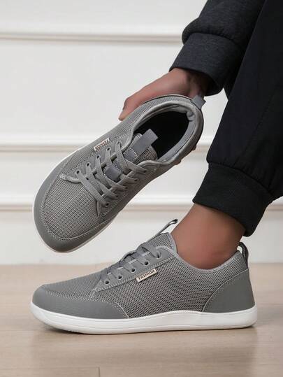 Men's Minimalist Wide Toe Box Barefoot Running Shoes - Comfortable Non-Slip Casual Shoes, Wide Toe Design, Breathable Fabric, Zero Drop Sole, Ideal For Walking And Yoga, Men's Wide Flat Casual Sneakers, Unisex Wide Casual Sports Shoes, Women's PU Upper Design, Suitable For Any Foot Type, All-Day Comfort Without Foot Fatigue, Provides Ample Space For Feet