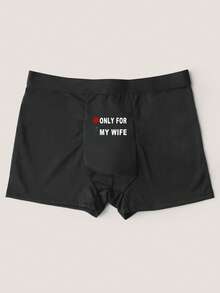 Men's Black Lion Print Sexy Briefs, Elastic Underwear For Daily Wear - Black - View 1