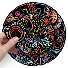 50张篮球贴纸，篮球水瓶贴纸，篮球运动员贴纸，篮球主题礼品，防水乙烯基贴纸，适用于水瓶、保温杯、吉他、行李箱、手机、手机壳、笔记本电脑、滑板等，是馈赠佳品。 - 籃球 - 查看 2